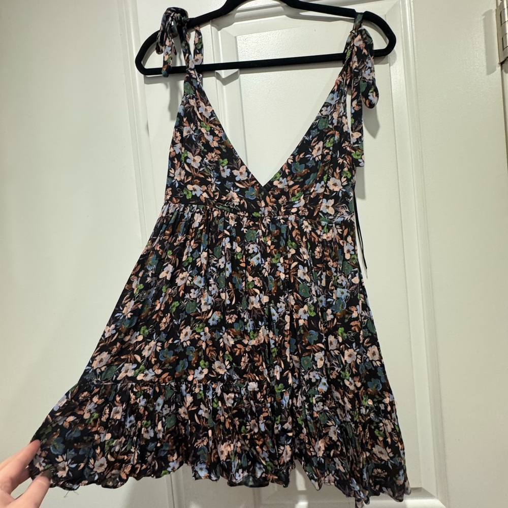Skylar + Madison Black Floral Dress